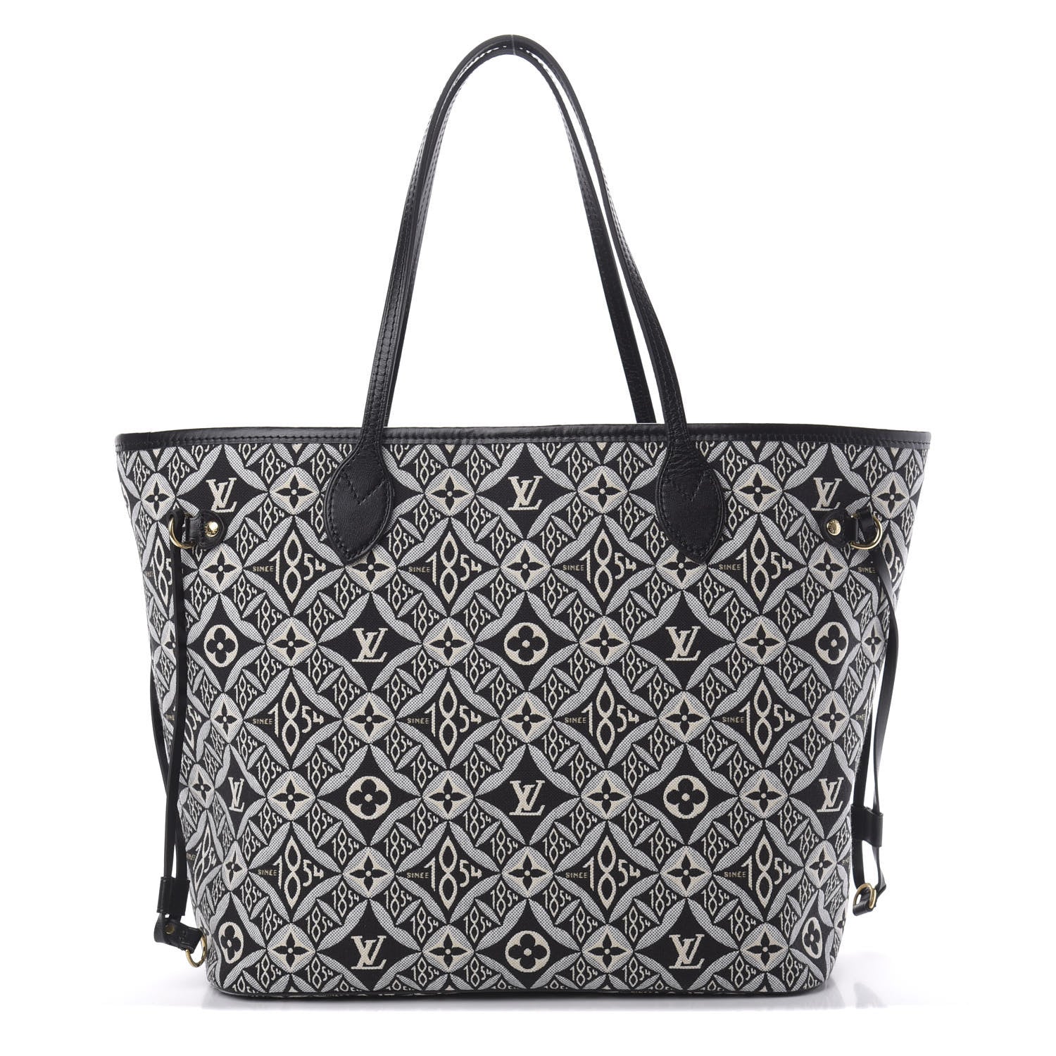 Louis Vuitton Jacquard Since 1854 Neverfull MM Grey 1 of 10