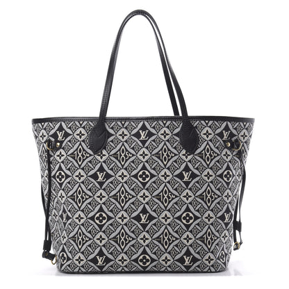 Louis Vuitton Jacquard Since 1854 Neverfull MM Grey 1 of 10
