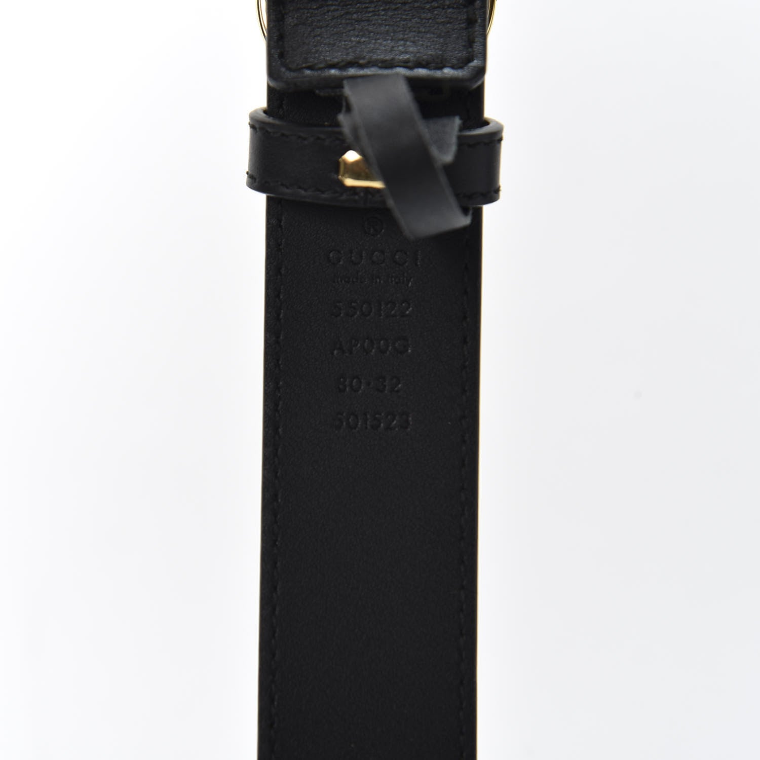 Gucci Calfskin Zumi 30mm Belt 80 32 Black 3 of 4