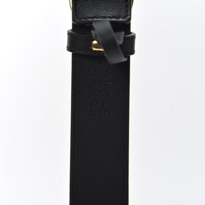 Gucci Calfskin Zumi 30mm Belt 80 32 Black 3 of 4
