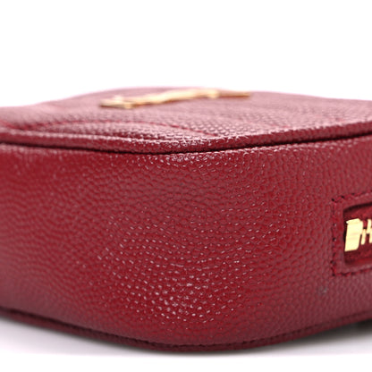 Saint Laurent Grain De Poudre Matelasse Monogram Baby Lou Camera Bag Opyum Red 10 of 10