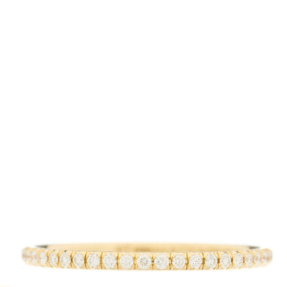 Tiffany 18K Yellow Gold Diamond Metro Band Ring 57 8 3 of 5