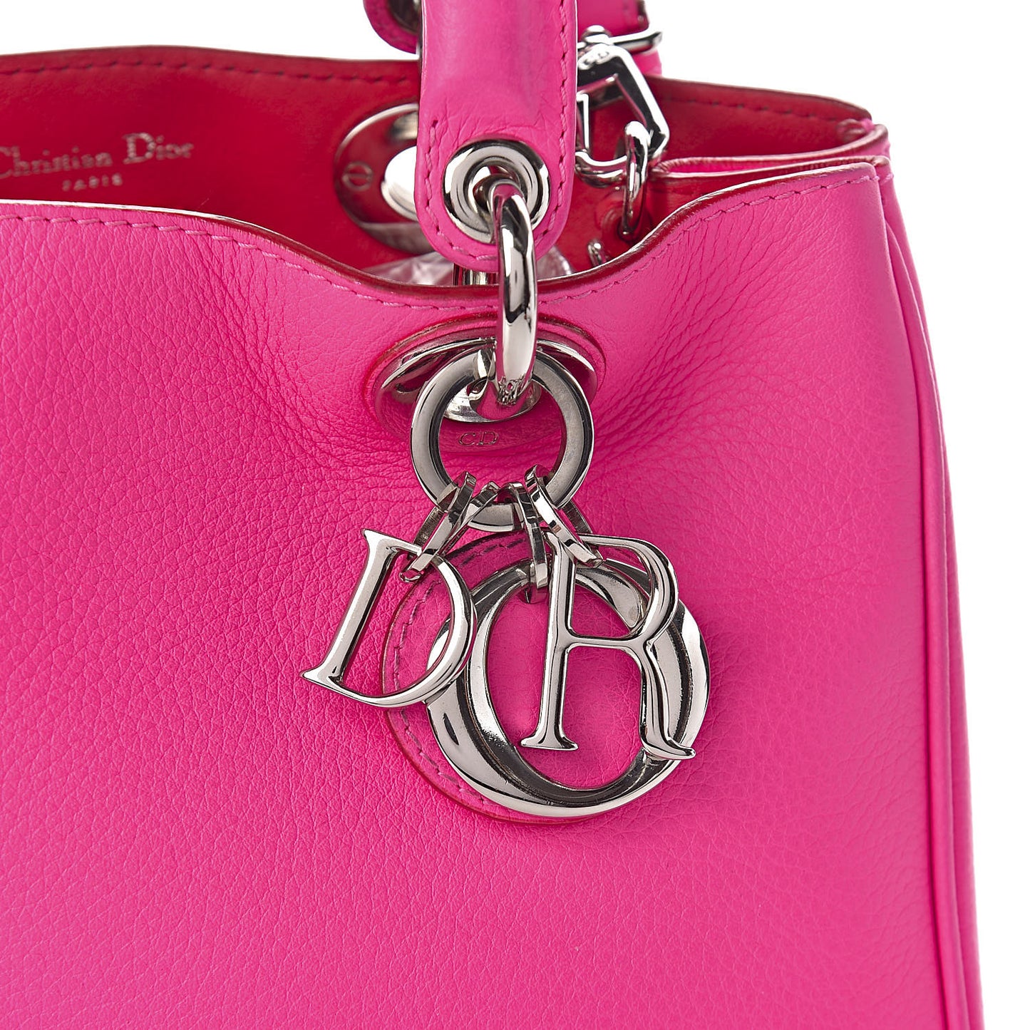 Bullcalf Small Diorissimo Tote Coquelicot