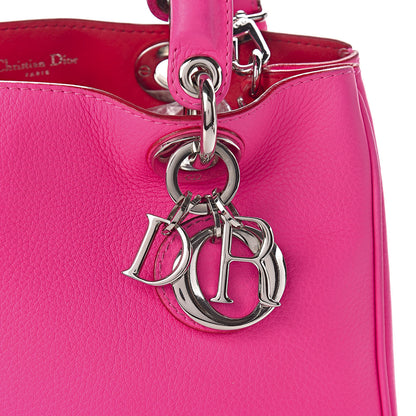 Christian Dior Bullcalf Small Diorissimo Tote Coquelicot 10 of 12
