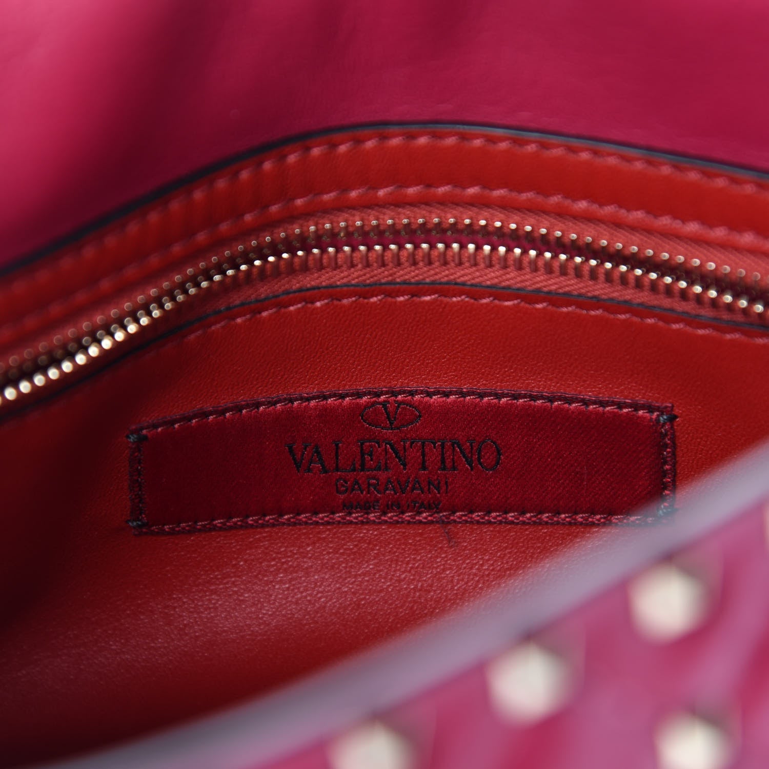 Valentino Garavani Nappa Medium Rockstud Spike Shoulder Bag Camelia 8 of 9