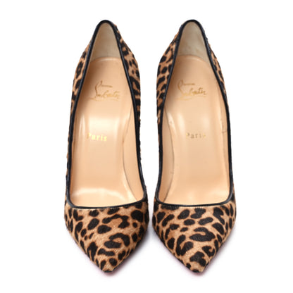 Christian Louboutin Pony Hair So Kate 120 Pumps 39.5 Leopard Black 3 of 8