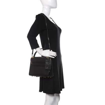 Valentino Garavani Grainy Calfskin Small My Rockstud Frame Bag Black 2 of 14