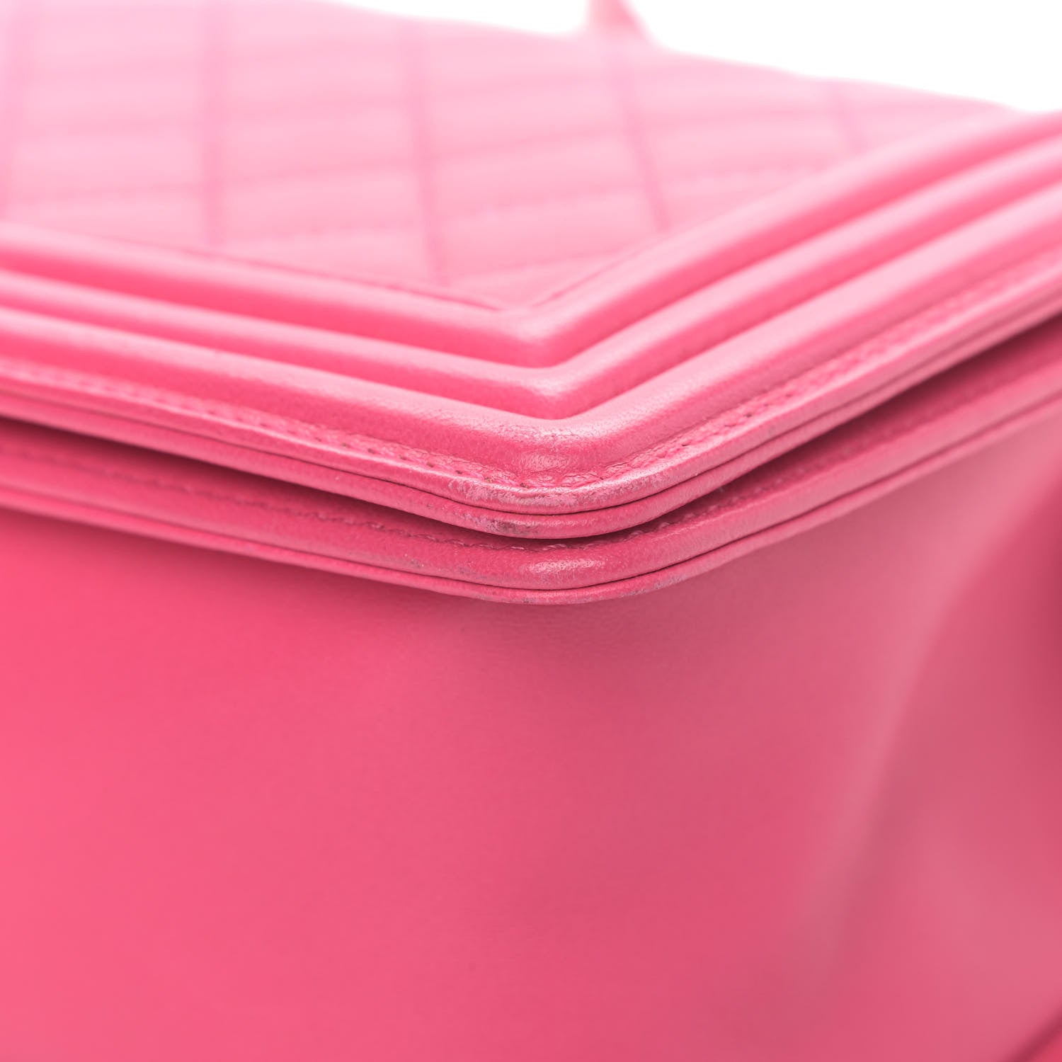 Chanel Lambskin Quilted Medium Boy Flap Pink 9 of 11