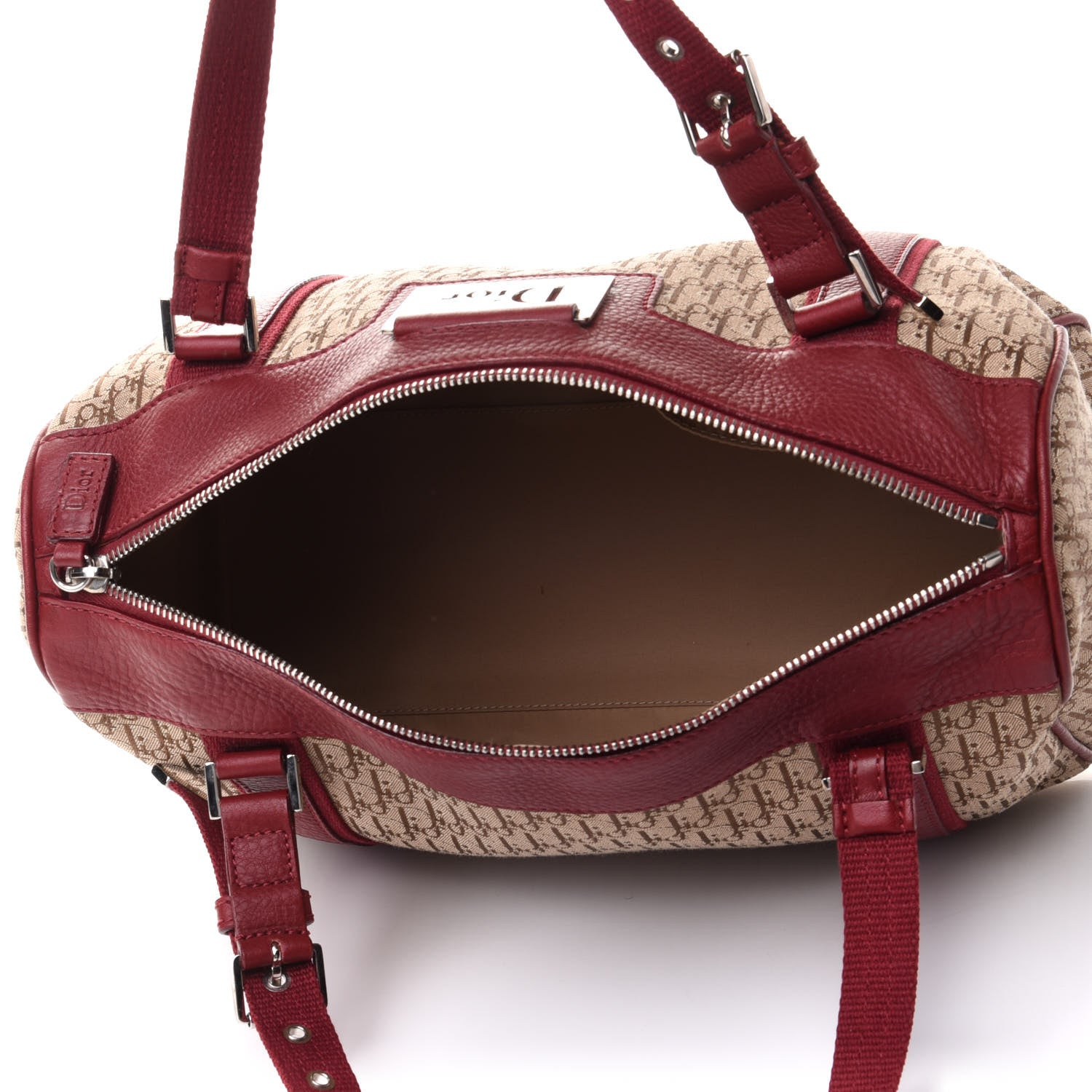 Christian Dior Diorissimo Bowler Red 6 of 9