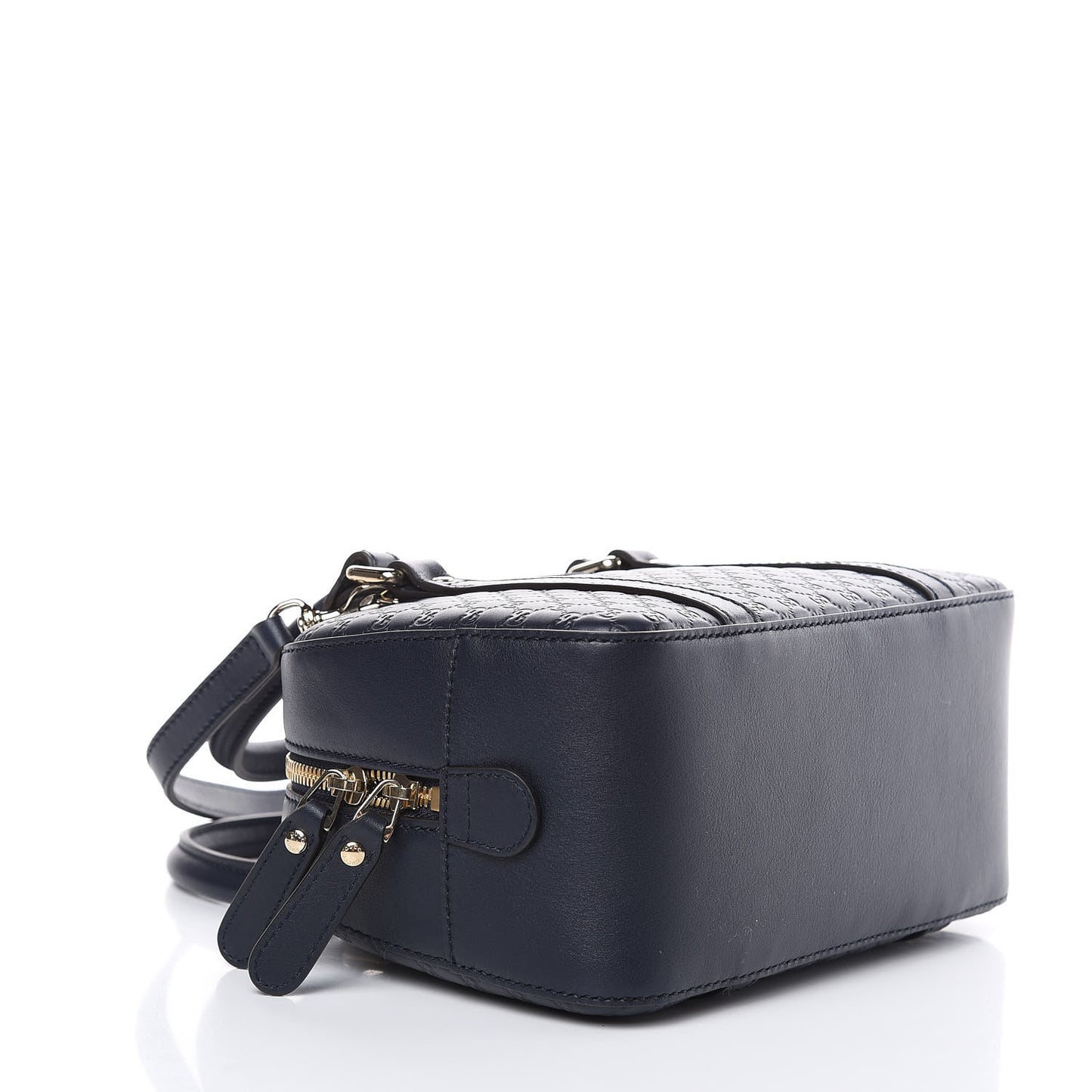 Soft Microguccissima Small Crossbody Bag Blue