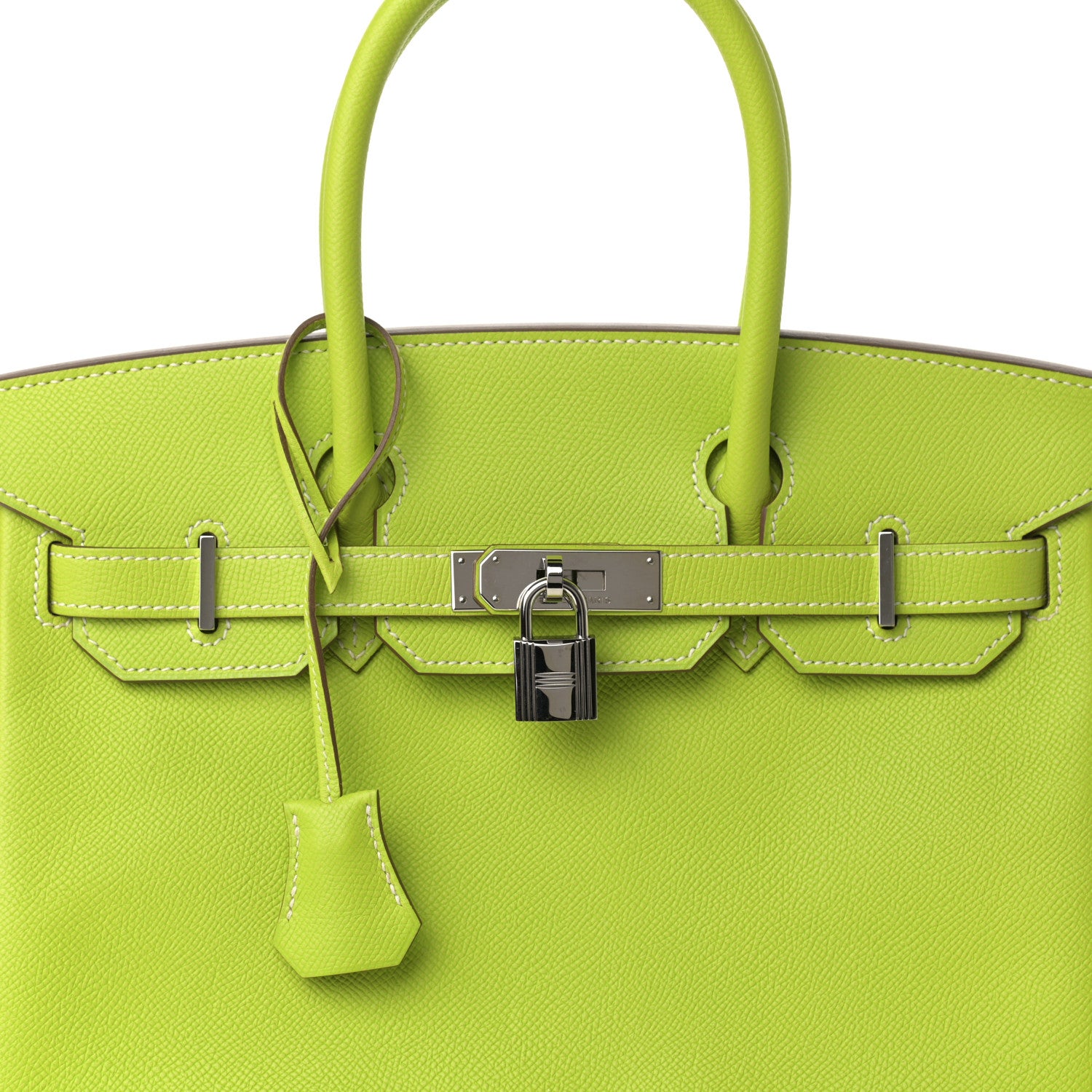 Hermes Epsom Candy Birkin 30 Kiwi Lichen 8 of 15
