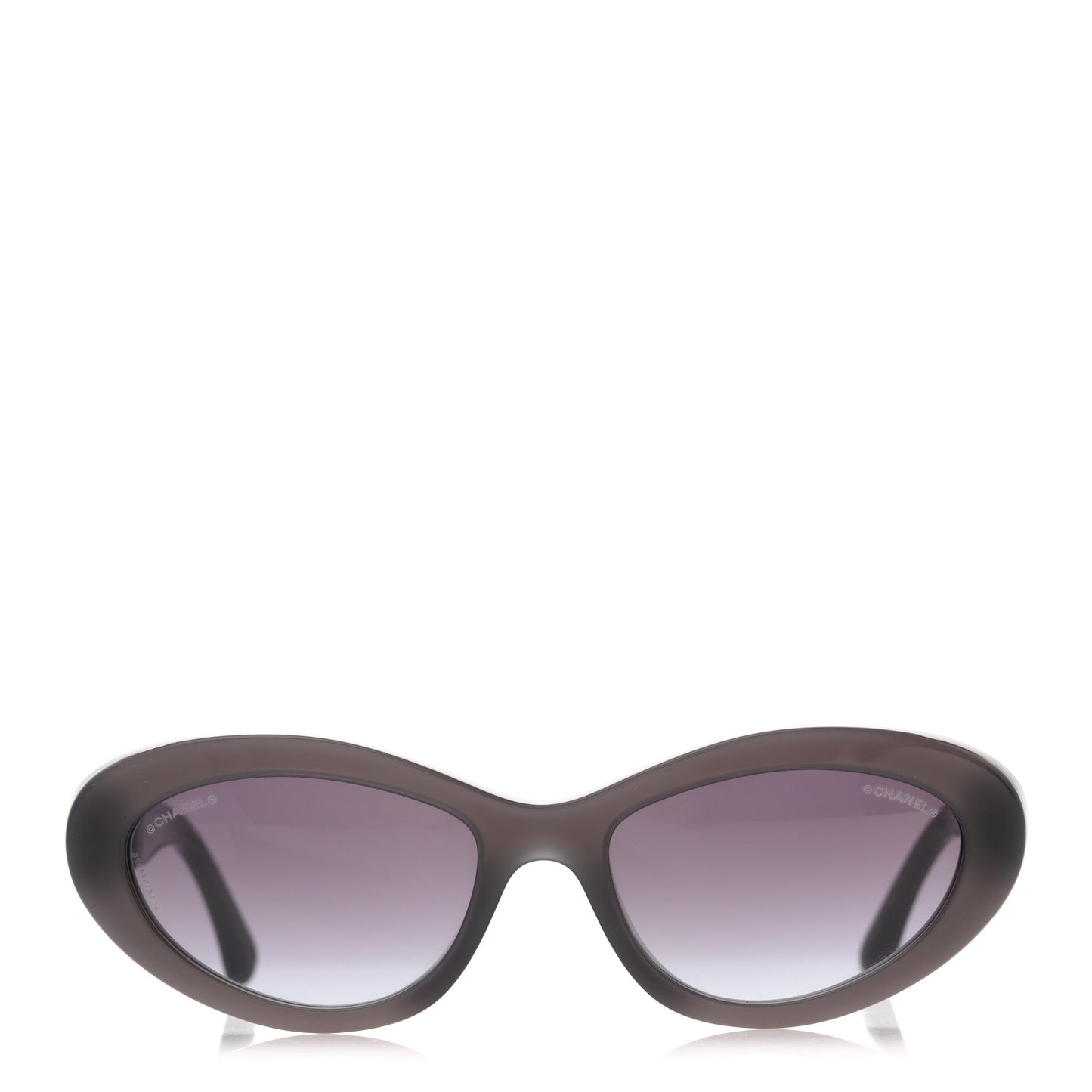 Acetate Lambskin Cat Eye Sunglasses 5538-Q Black