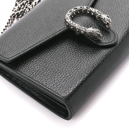 Gucci Calfskin Mini Dionysus Chain Wallet Black 10 of 11