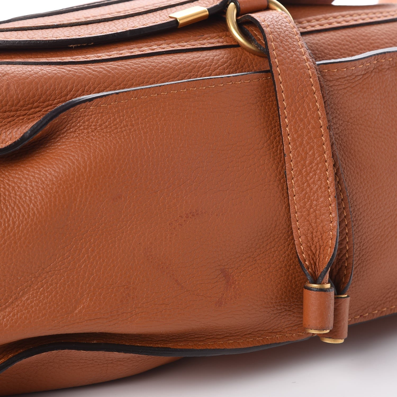 Chloe Calfskin Medium Marcie Satchel Tan 9 of 12