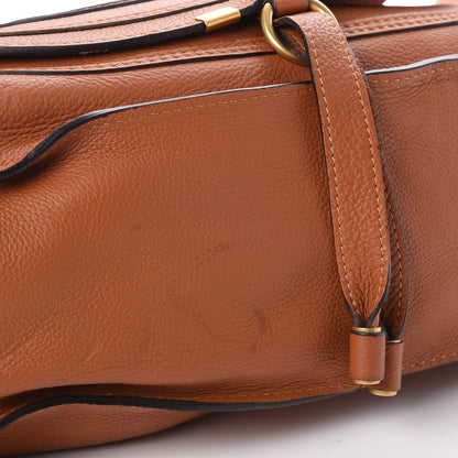 Chloe Calfskin Medium Marcie Satchel Tan 9 of 12