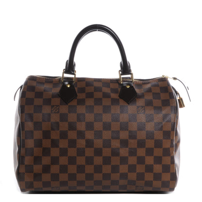 Louis Vuitton Damier Ebene Speedy 30 1 of 8