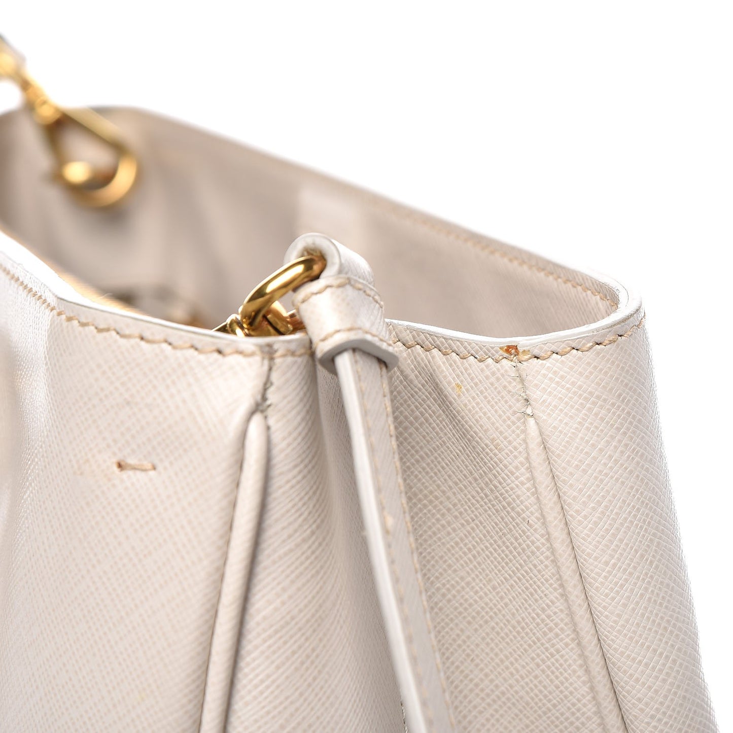 Saffiano Lux Medium Tote Talco