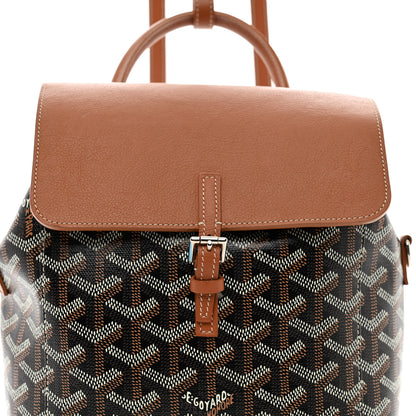 Goyard Goyardine Calfskin Mini Alpin Backpack Black Gold 5 of 11