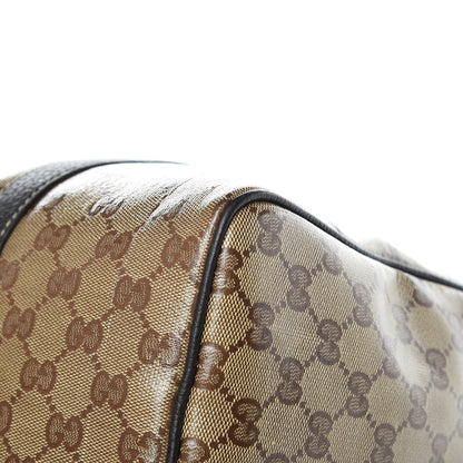 Gucci Crystal Monogram Medium Joy Boston Dark Brown 10 of 11
