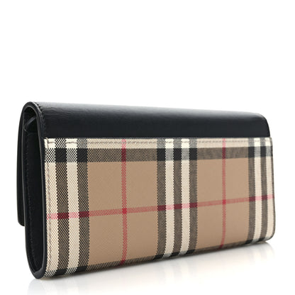 Burberry Vintage Check Calfskin Halton Wallet Black 3 of 7