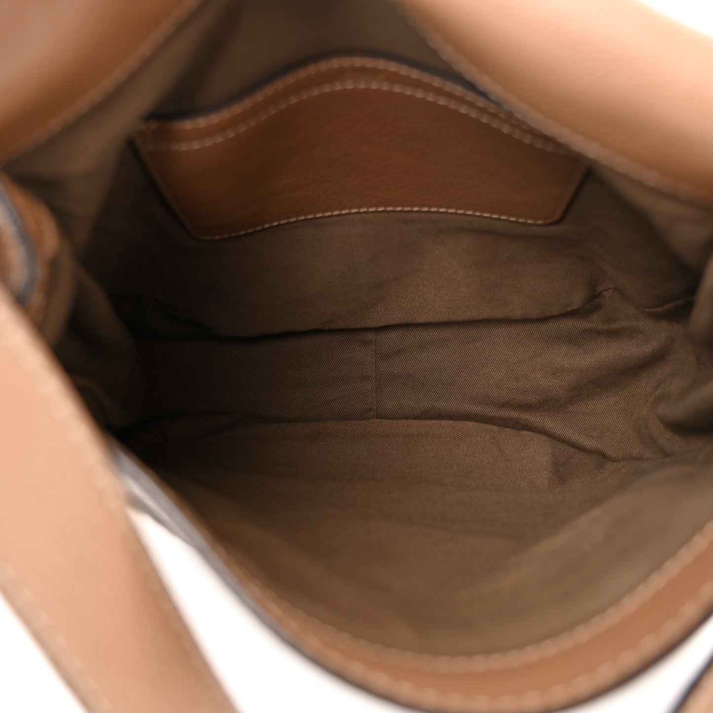 Calfskin Medium Marcie Round Crossbody Bag Nut