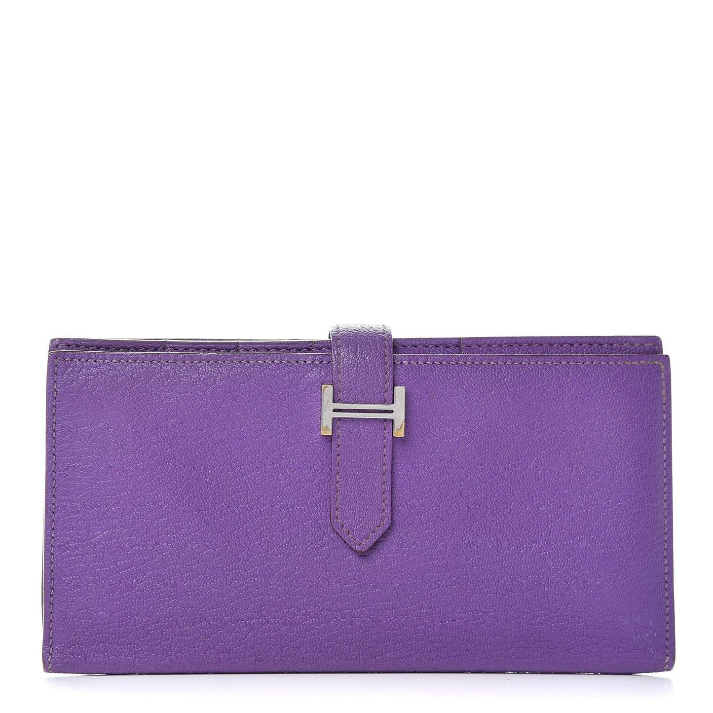 Chevre Mysore Bearn Gusset Wallet Parme