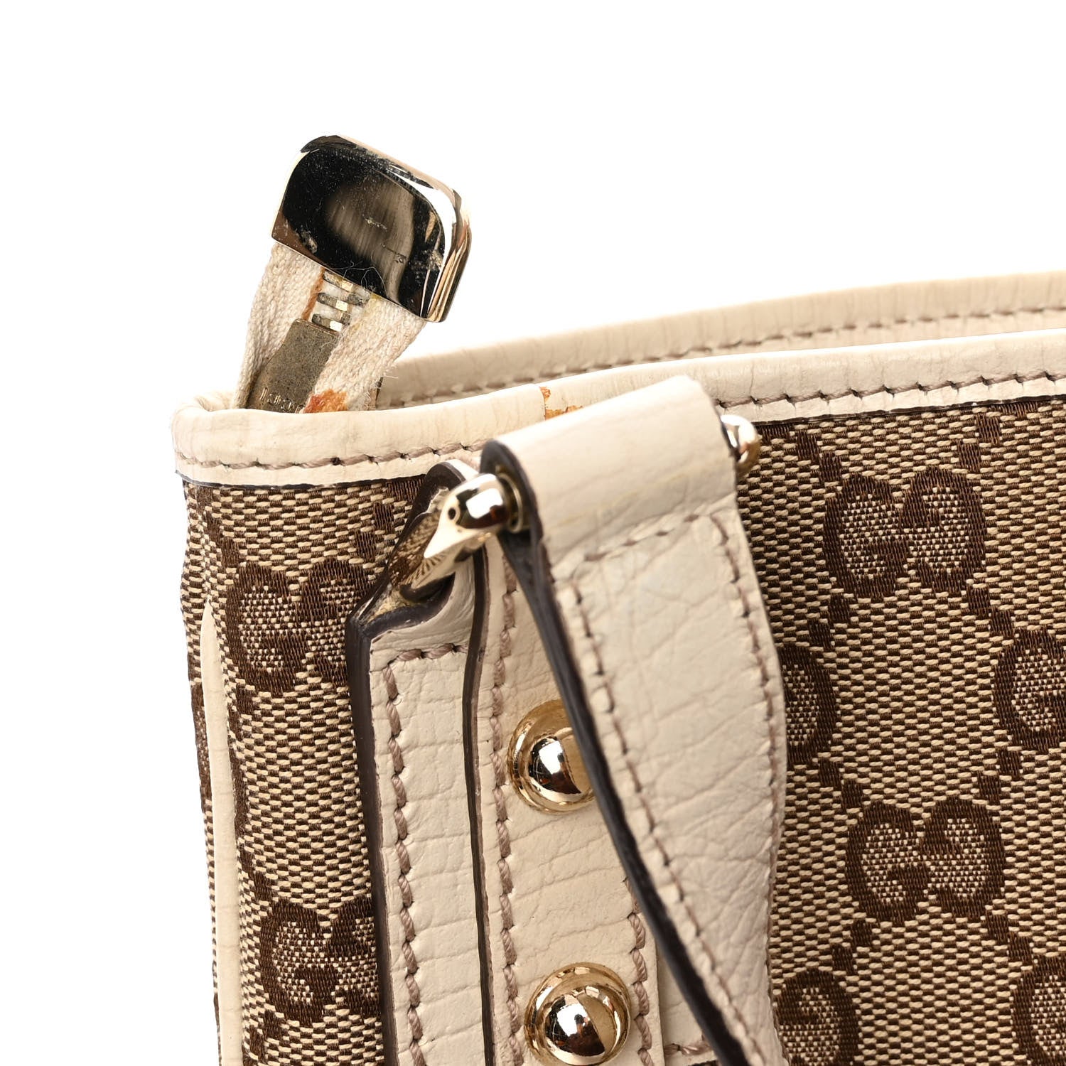 Gucci Monogram Web Jolicoeur Charms Messenger White 10 of 10
