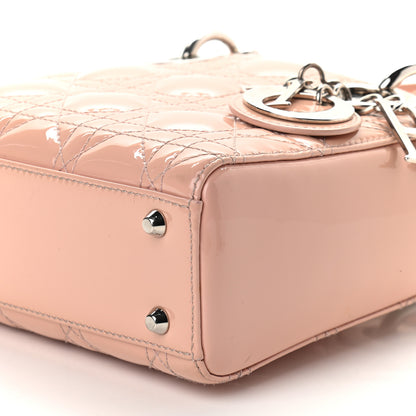 Christian Dior Patent Cannage Mini Lady Dior Light Pink 8 of 8