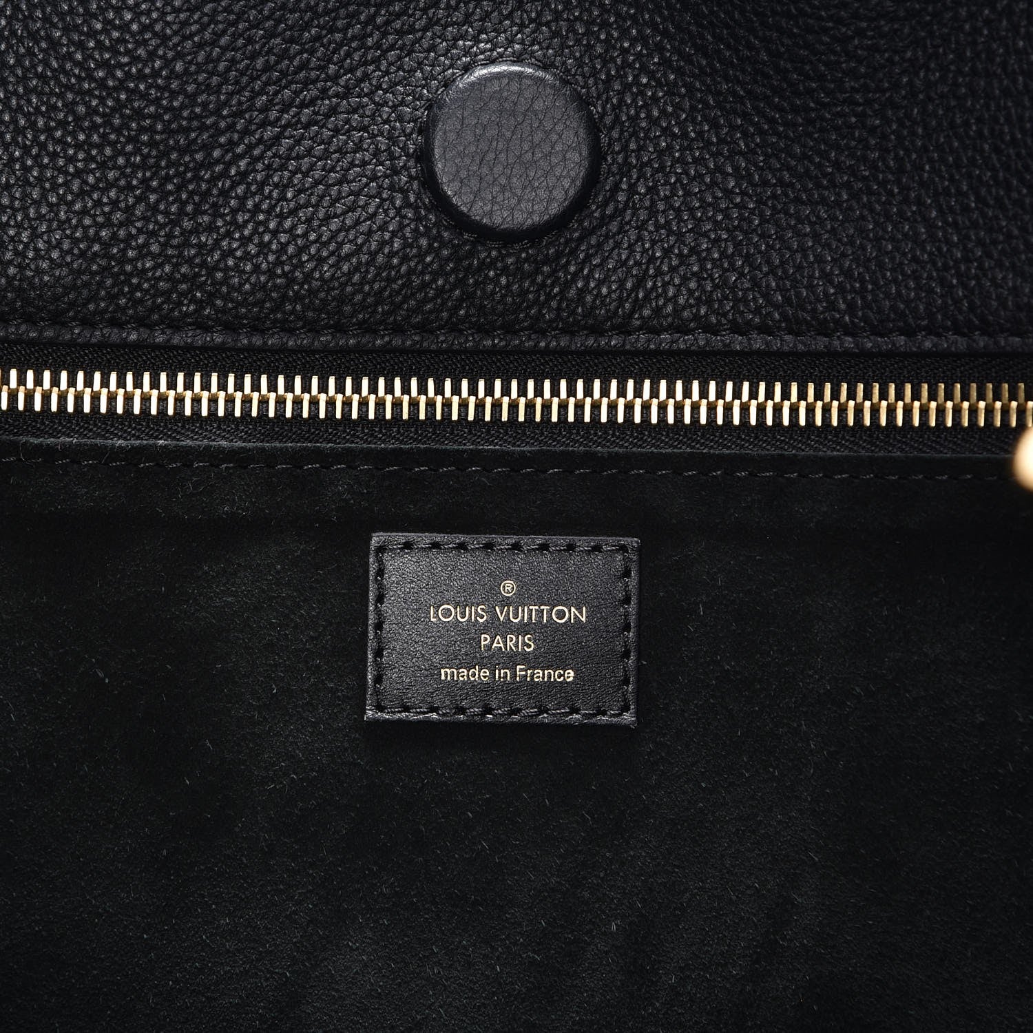 Louis Vuitton Cuir Orfevre Veau Cachemire Tote W GM Black 6 of 7