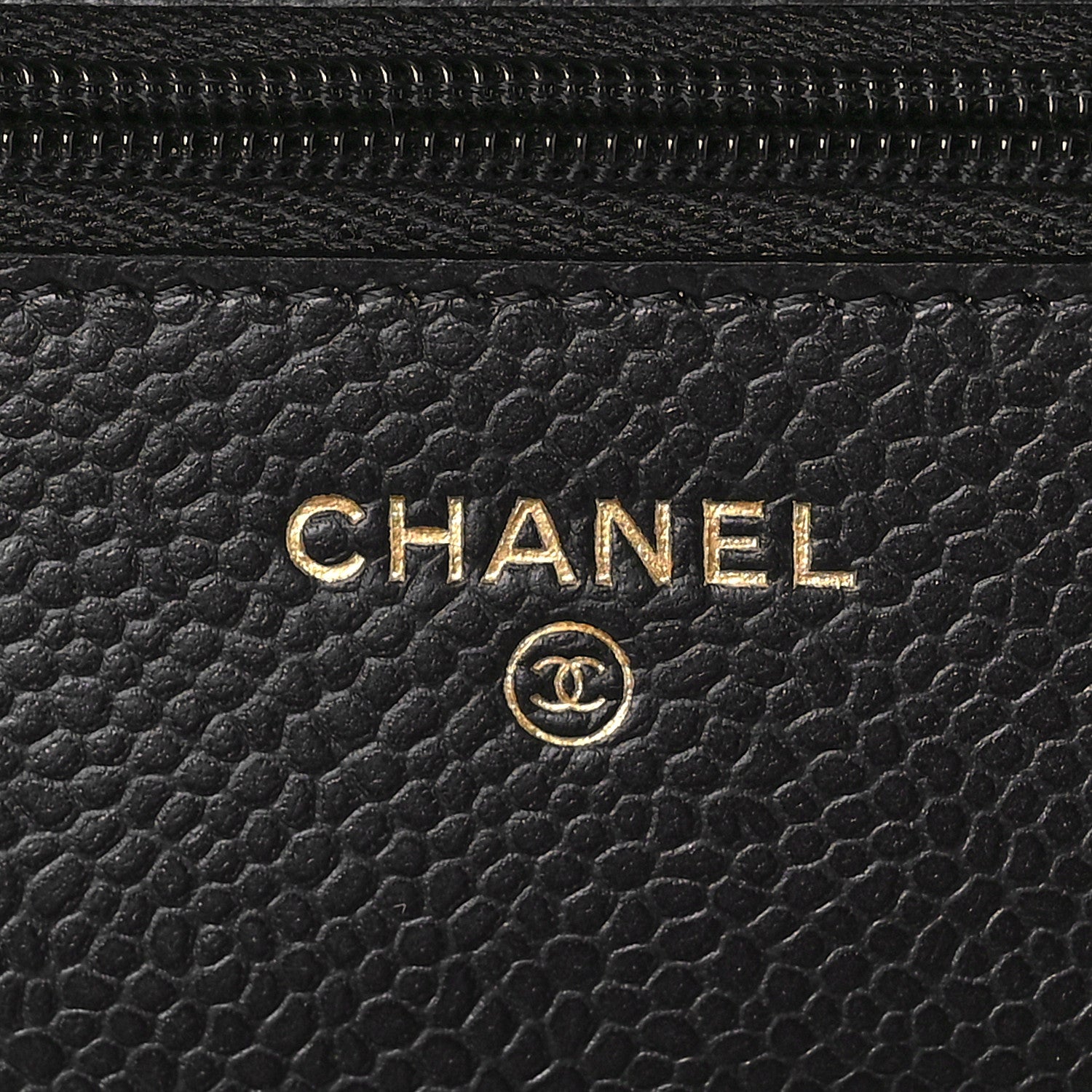 Chanel Caviar Quilted Wallet On Chain WOC Black 5 of 10