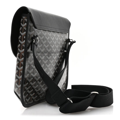 Goyard Goyardine Coursier Messenger Bag Black 4 of 11