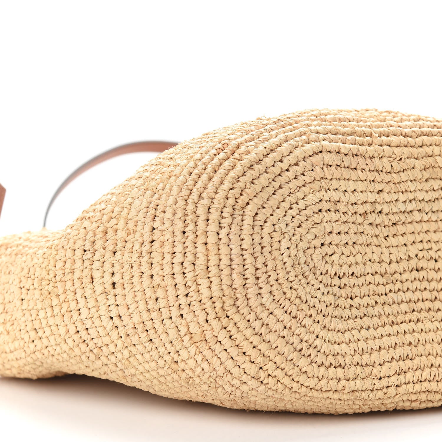Loewe Raffia Crossbody Bag Natural Tan 8 of 9