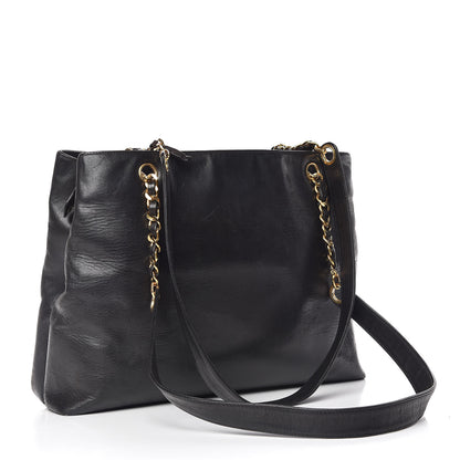 Chanel Lambskin CC Shoulder Bag Black 3 of 13
