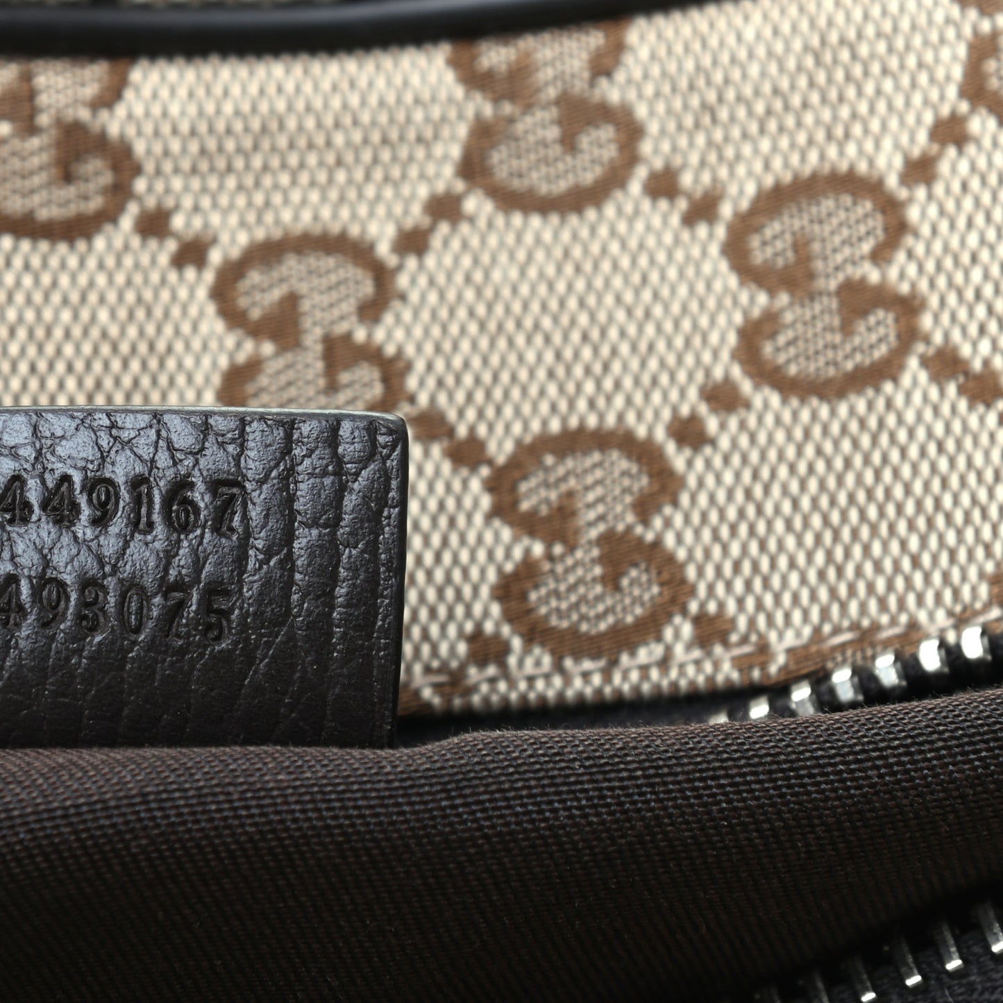 Monogram Dollar Calfskin Boston Duffle Bag Beige Ebony Testa di Moro Marrone Scuro