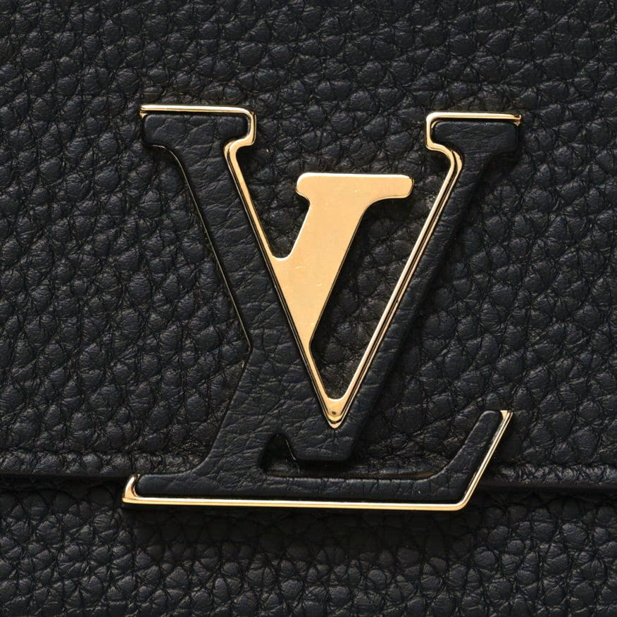 Louis Vuitton Taurillon Capucines Wallet Black 6 of 7