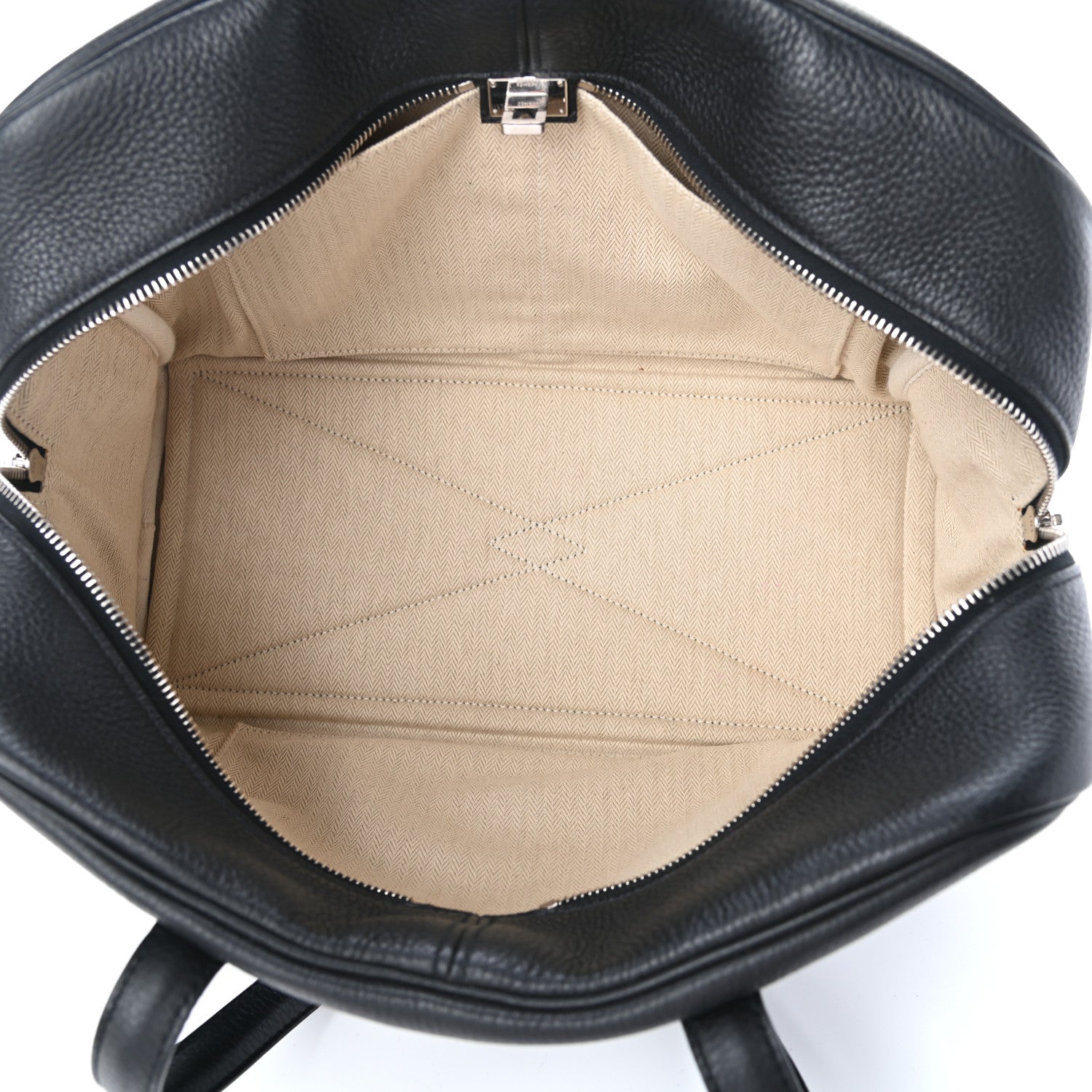 Hermes Taurillon Clemence Victoria II 35 Black 5 of 9