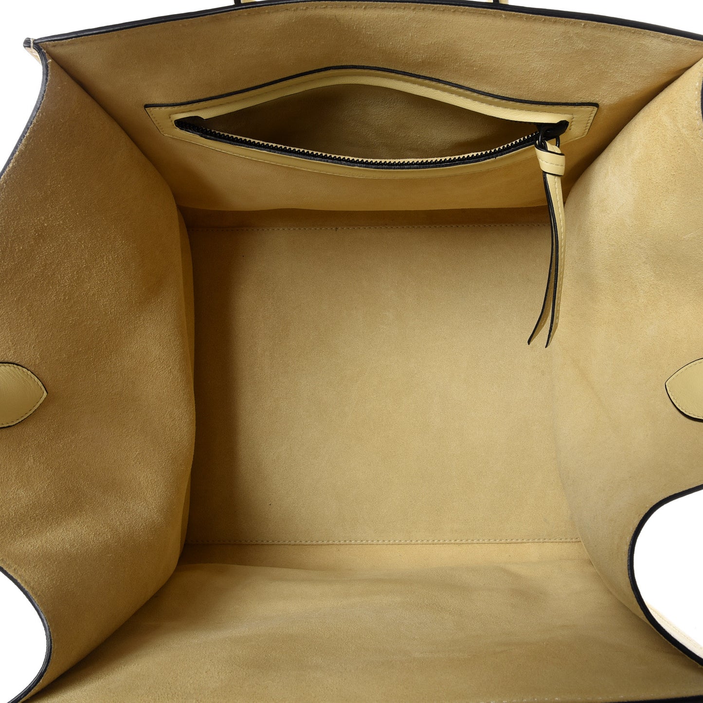 Supple Calfskin Medium Phantom Luggage Light Yellow