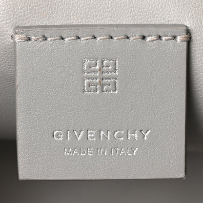 Givenchy Smooth Calfskin Small Moon Cut Out Shoulder Bag Grey 11 of 19