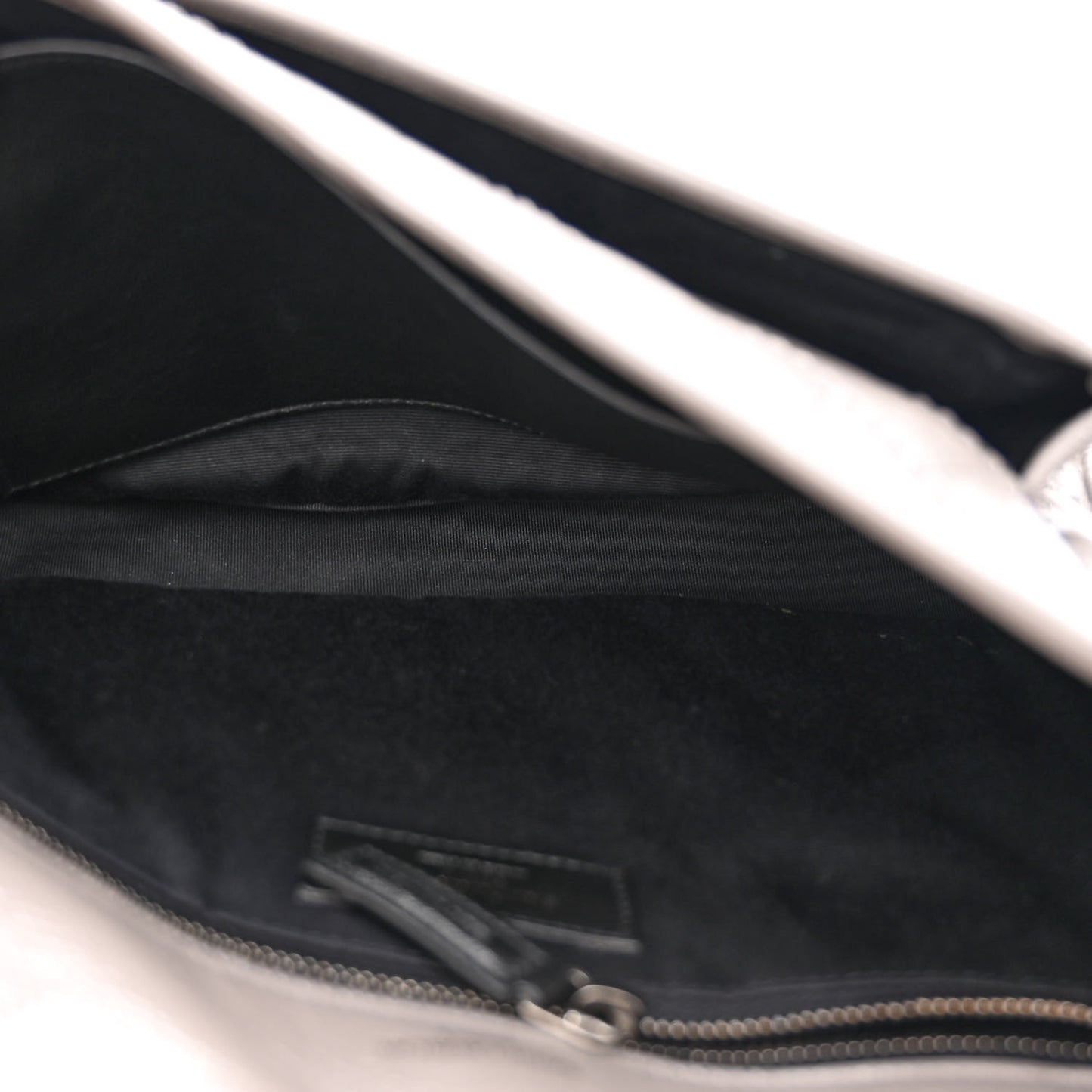 Crinkled Calfskin Matelasse Monogram Medium Niki Chain Satchel Fog