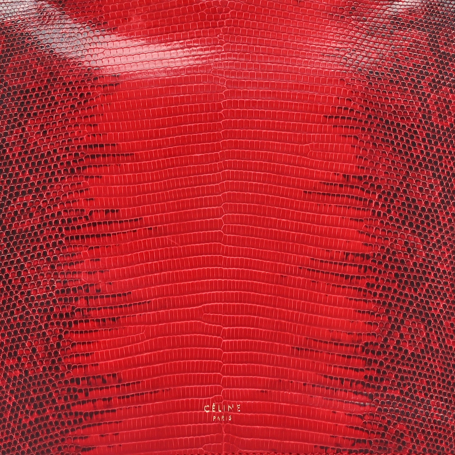 Celine Lizard Mini Clasp Bag Red 8 of 10