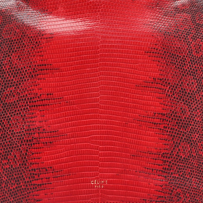 Celine Lizard Mini Clasp Bag Red 8 of 10