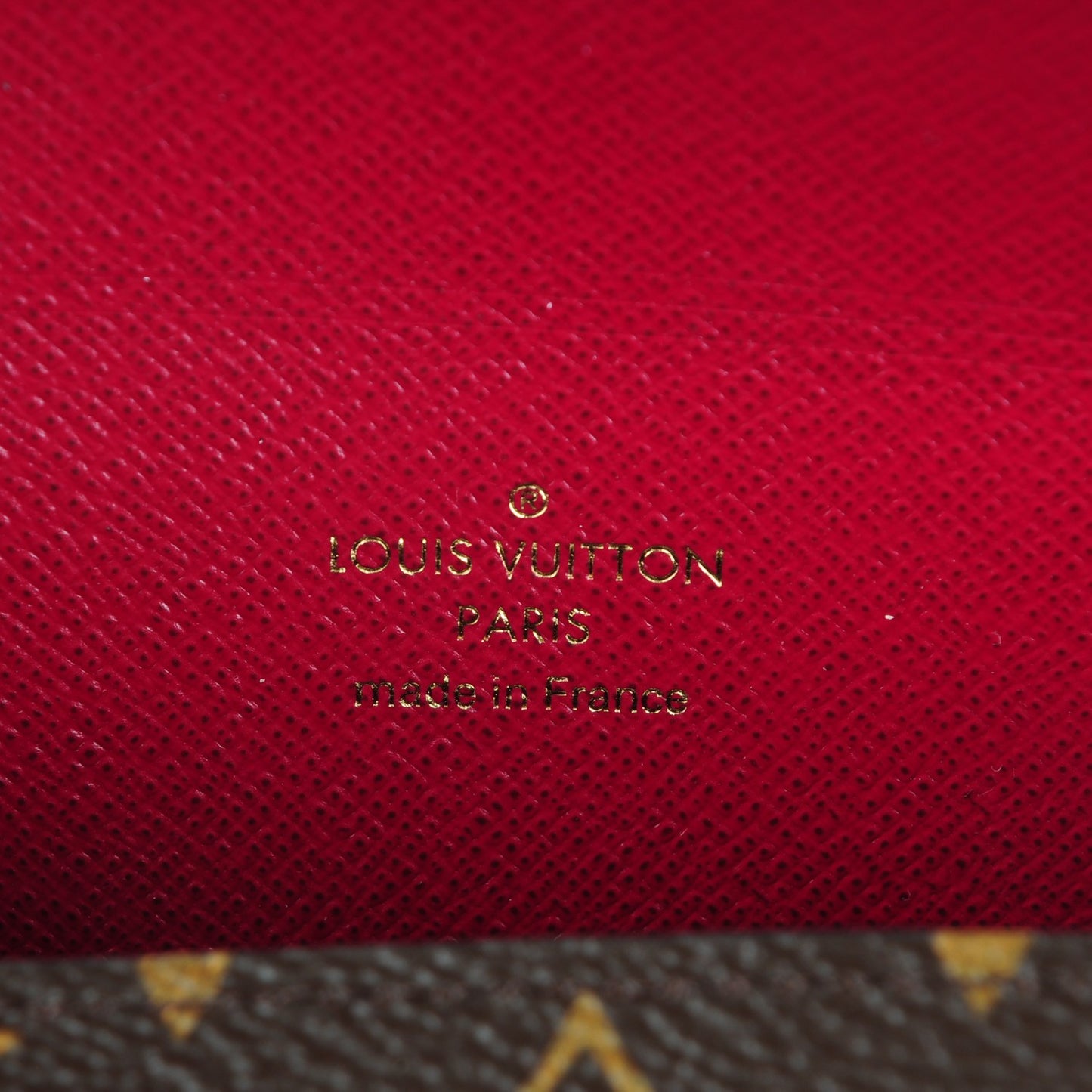 Monogram Rivet Pochette Fuchsia