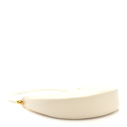 Bottega Veneta Smooth Calfskin Hula Hoop Shoulder Bag Sea Salt 4 of 10