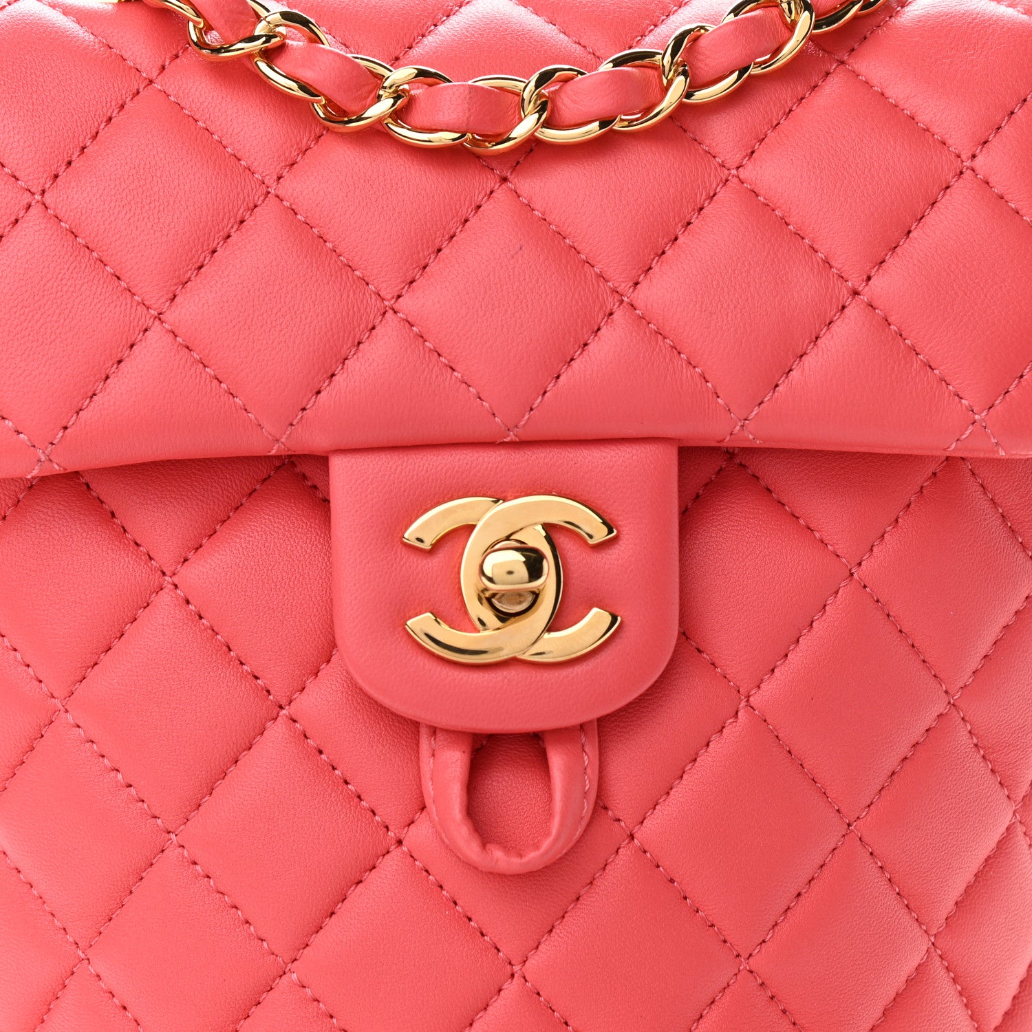 Chanel Lambskin Quilted Mini Urban Spirit Backpack Pink 8 of 10