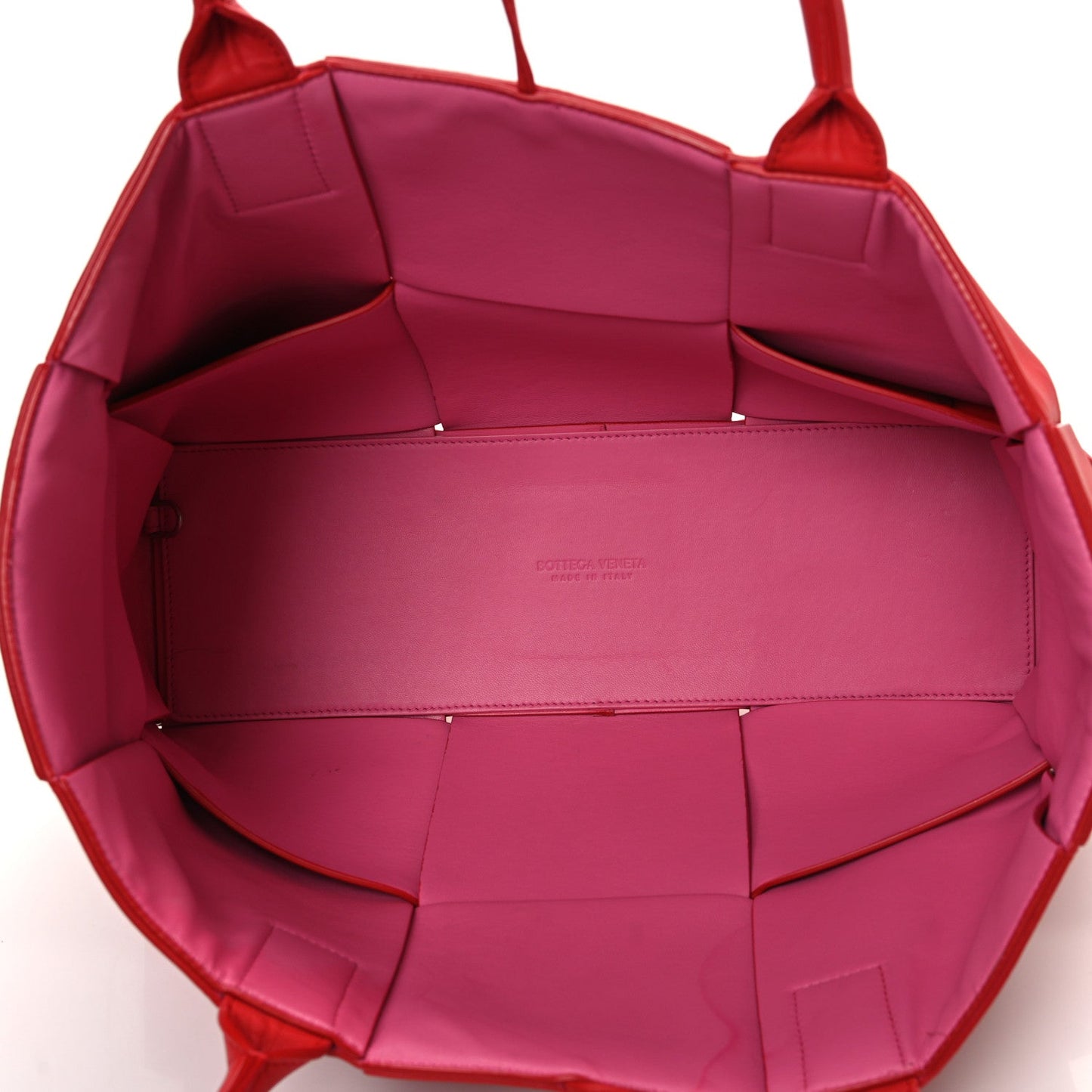 Nappa Maxi Intrecciato Arco Tote Firework