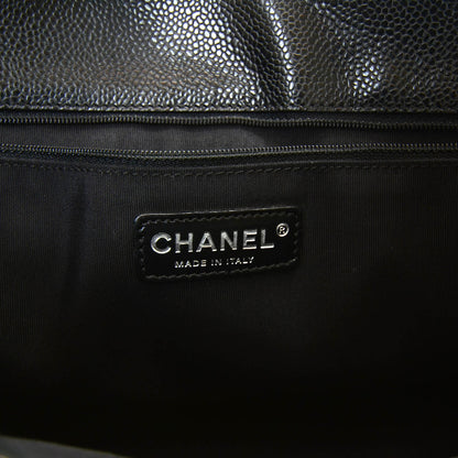 Chanel Caviar Quilted Grand Shopping Tote GST Black 9 of 10