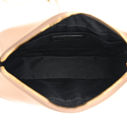 Saint Laurent Calfskin Matelasse Monogram Lou Camera Bag Dark Beige 5 of 16
