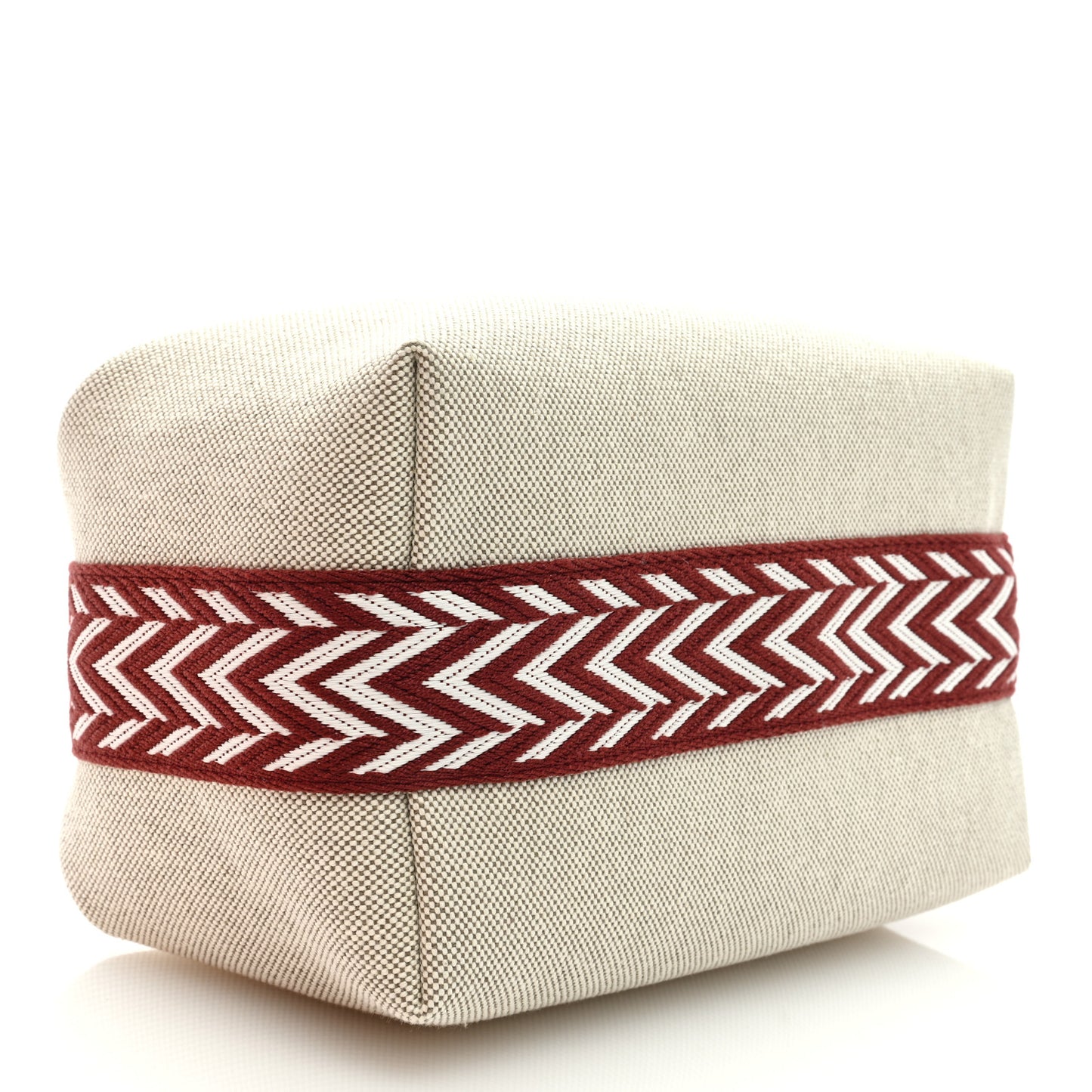 Canvas Small Bride-A-Brac Pouch Natural Rouge H
