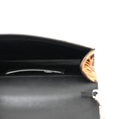 Jimmy Choo Pony Hair Leopard Varenne Chain Clutch Natural 5 of 13