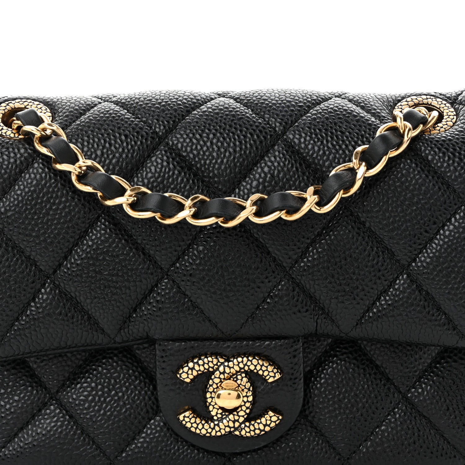 Chanel Grained Lambskin Quilted Mini Flap Black 8 of 11